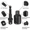 Mesee Impact Socket Adapter Set, 12-in-1 Air Impact Ratchet Wrenches