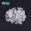 sourcing map Pack of 100 LED Neon Mounting Clips Mounting