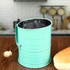 MaMix Stainless Steel Baking Hand Crank Flour Sifter with 2