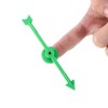 CHENGU 25 Pieces Game Spinner Arrow 4 Inch Plastic Spinners