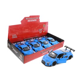 Showcasts R8 LMS Hardtop, Blue Sports Car 68262CD2-1/24 Scale Diecast Model Car