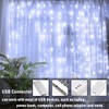 HOMELYLIFE Decorative String Lights 300 LED Fairy Curtain Lights USB