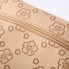 Brown PU leather Stylish Retro Makeup Cosmetic Toiletry Bag -