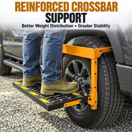 Tire Step for Truck, Heavy Duty Truck Tire Step 350 lbs Capacity