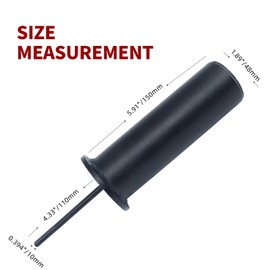 Weight Stack Pin Gym Pin Extender with Spring Clip Collar Carbon Steel Weight Plate Pin Fitness Gym Equipment Pin Tensile Weight Selector Loading Pin for Home Gym Exercise Machine(10mm x 110mm)