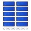 PATIKIL Rectangle Rear Reflectors, 10 Pcs Safety Reflective Warning Reflector