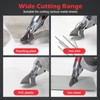 VLOXO Sheet Metal Cutter Drill Attachment Compatible with Multiple Models
