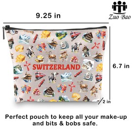Switzerland Travel Gift Switzerland Cosmetic Bag Switzerland State Gift (Switzerland)