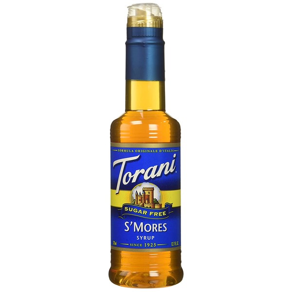 Torani Sugar Free S'mores Syrup, 12.7 Fl Oz, Pack of 4