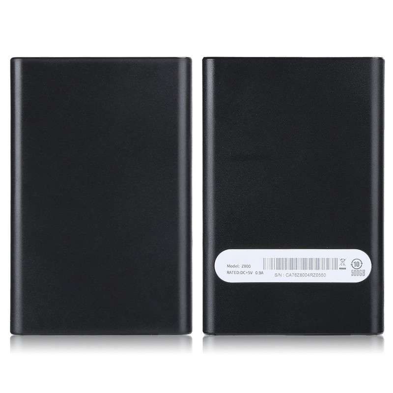 Mobile HDD HighSpeed SATA 500G USB3.0 LED ABS Portable Hard