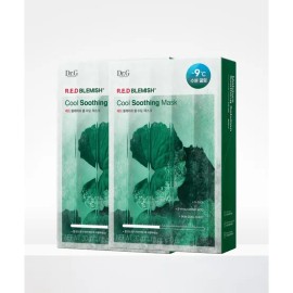 Dr.G Red Blemish Cool Soothing Mask 10 sheets x 2 FREE / 닥터지 레드 블레미쉬 쿨 수딩 마스크 10매x2개 FREE