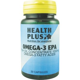 Health Plus Omega-3 Epa 1000mg Fish Oil Supplement - 30 Capsules