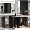 JILRON Room Divider Curtain Ceiling Curtain Track Set for Blackout