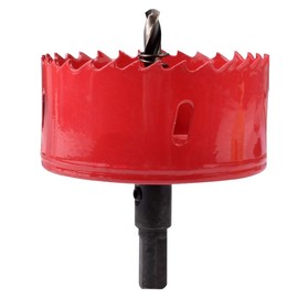 KATUR M42 HSS Bi-Metal Hole Saw 120mm Hole Opener Drill Bit with Positive Data Teeth for Iron Aluminum Wood Drywall Pipe Plastic Fiberboard