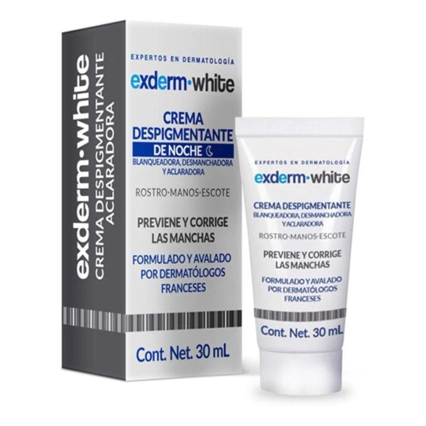Exderm White Crema Despigmentante Intensiva De Noche 30 Ml Tipo