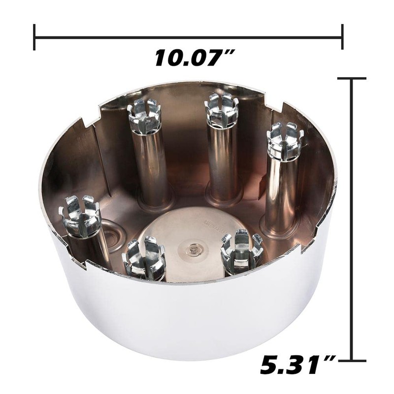DOTCOM 4PCS Wheel Center Hub Caps Set 17 Inch Fit