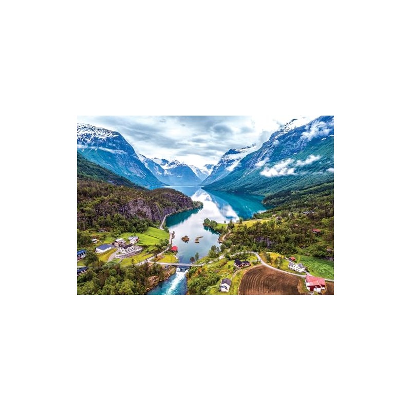 Cheatwell Games World's Smallest, 1000 Piece Jigsaw Puzzle Fjords