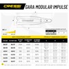 Cressi Gara Modular Impulse Turbo, Blue, 42/43