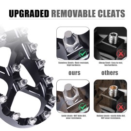 Hutexico Motorcycle M8 Softail Foot Pegs, CNC For Harley Compatible Low Rider S,Softail Slim FLSL 107,Lower Rider FXLR 107,Street Bob FXBB 107,Fat Bob FXRB 10,Sport Glide FLSB 107 2018-2023