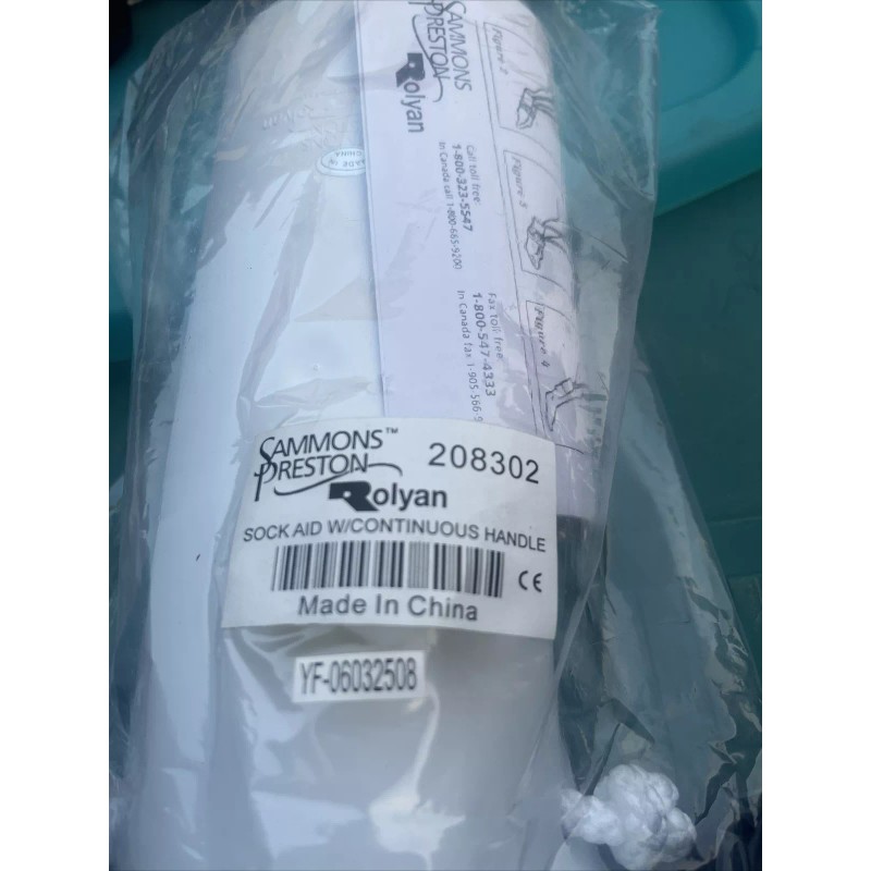 Sammons Preston sock aid w/continuos handle