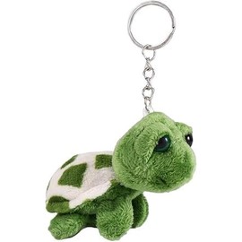 Green Mini Turtle Doll Keychain Gift Plush Key Ring Cartoon Bag Pendant Auto Sea Creatures Animal Keychain Decoration Plush Keychain Automobile Keychains Trim Stuffed Animals Turtle Keychain