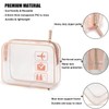 MODENGKONGJIAN TSA Approved Toiletry Bag, 3 Pcs Clear Toiletries Bags