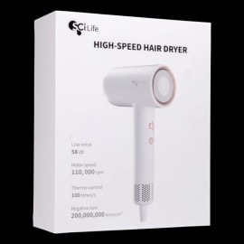 SciLife 1400W High Speed Ionic Hair Dryer with Magnetic Wall Mount (White)