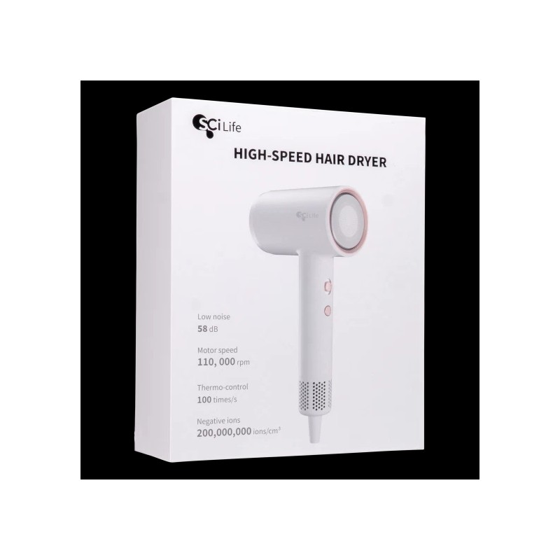 SciLife 1400W High Speed Ionic Hair Dryer with Magnetic Wall
