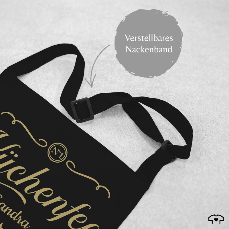 Geschenk mit Namen personalisiert by Shirtracer - Apron - Cooking