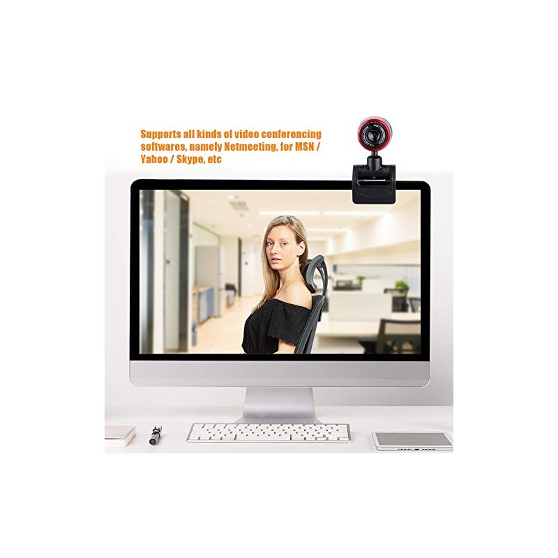 Cámara Web 360 °, Cámara De Computadora USB, Cámara Web