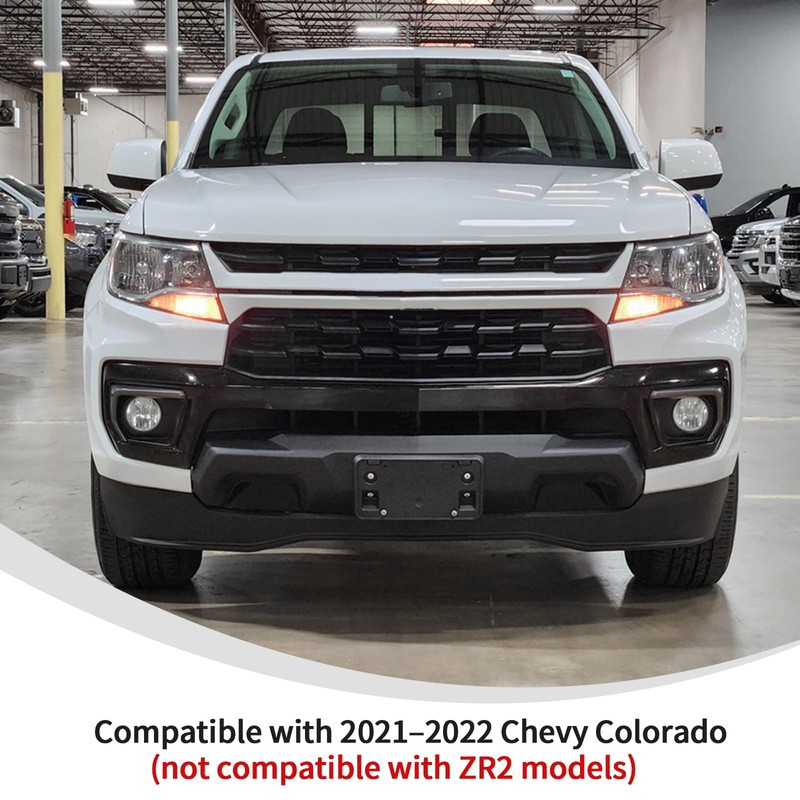 Linskip for 2021-2022 Chevy Colorado Front Plate License Frame Bracket