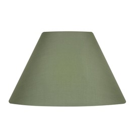 Oaks Lighting Cotton Coolie Shade, 14-inch, Fabric, Sage Green
