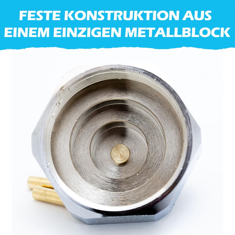 BLUMKRAFT 2 x Radiator Adapter Connector M38 x 1.5 Style