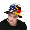 Funny Germany Flag Bucket Hat for Women Men Teens Travel