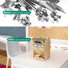 DF DARFOO Bamboo Desk Organizer Storage Accessories - Ultra-large 13