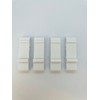Set of 4 Wago 221-412/413 clamps on DIN rail