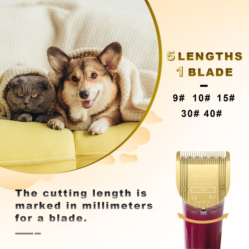 BESTBOMG 5-in-1 Pro Animal Replacement Blades Compatible with Arco, Bravura,
