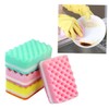 Gatuida 10pcs High Density Wave Cleaning Sponges Non-Scratch Dish Sponges