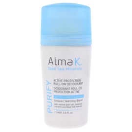 Alma K Desodorante Roll On Protección Activa - Desodorante sin Aluminio - Desodorante Roll On para Mujer - Desodorante para Piel Sensible - 75 ml