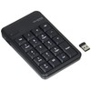 Elecom TK-TDM017BK USB-A Numeric Key, Wireless (Receiver Included) Membrane, 10