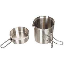 Fox Outdoor Cookware Stainless Steel Pot Pan