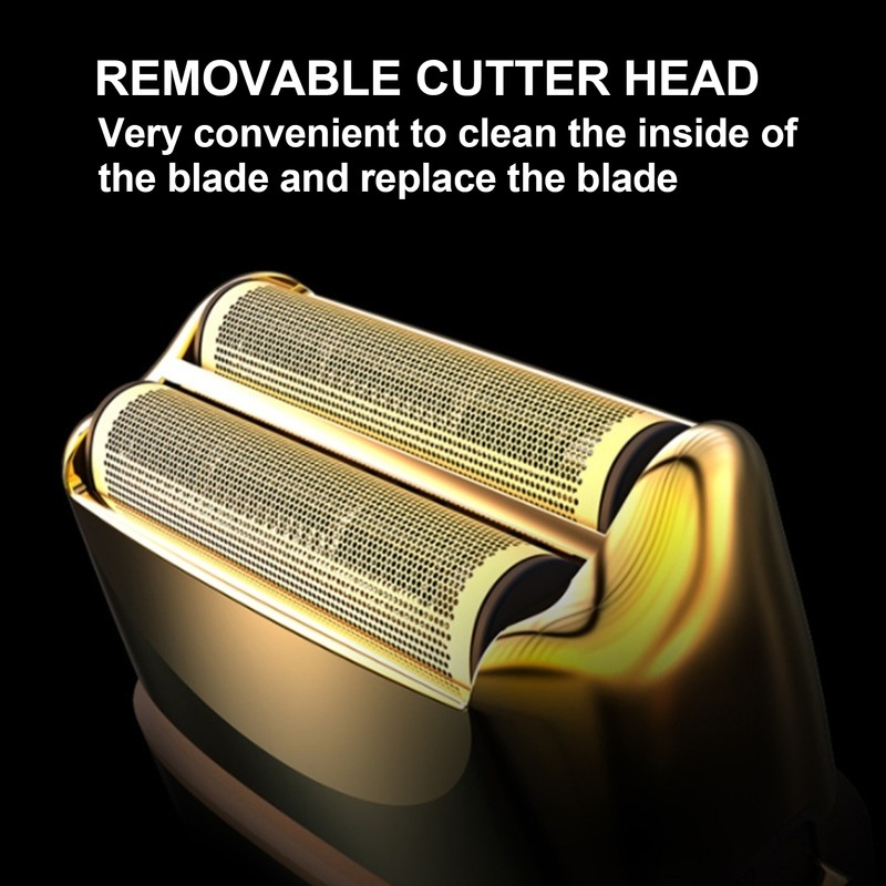 Multifunctional Electric Shaver Rechargeable Men's Foil Shaver for Beard Trimming