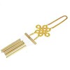 Feng Shui Goods, Copper 6 Tubes, Wind Chime, Ruyi Knot,