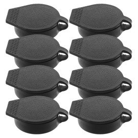 DOITOOL 8 Pcs Door Lock Cover, Plastic Waterproof Caps Keys Hole Covers, Keys Panel Cam Lock Cover Caps for Cam Lock