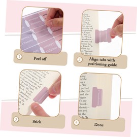 Operitacx Bible Chapter Tabs 5 Sheets Coated Paper Bible Index Tabs for Men Study Bible