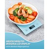 Digital Kitchen Scales, 10 kg, Glass, Electronic Household Scales for