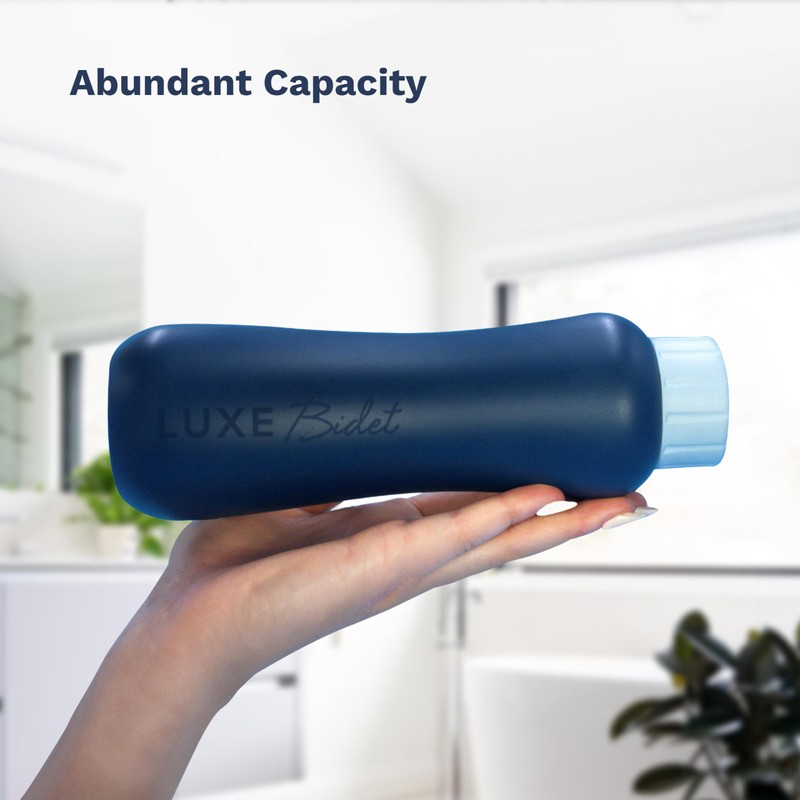 LUXE Bidet Portable Travel Bidet - 450-mL Capacity, Non-Slip, Ergonomic