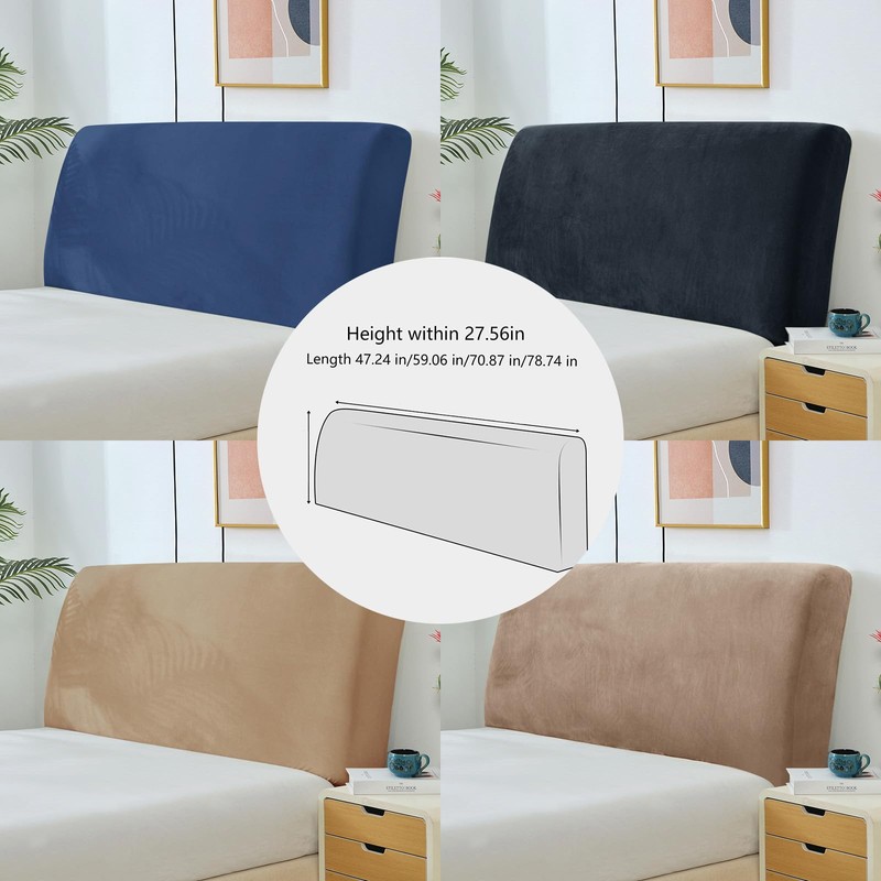 Boxonly - Funda elástica para cabecero, protector de cama elástico
