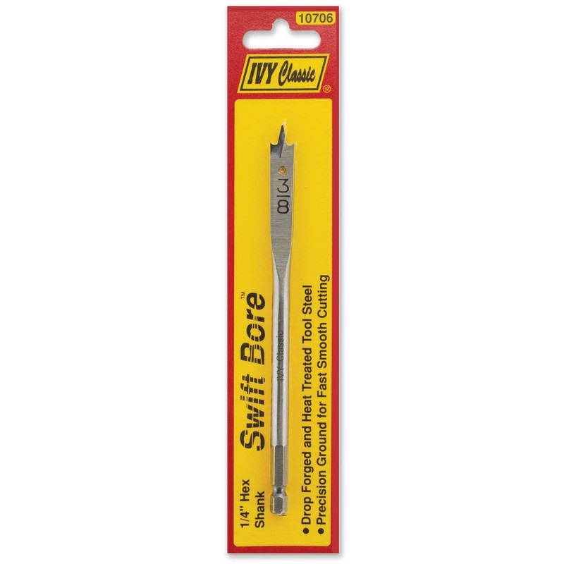 IVY Classic 10706 3/8 x 6-Inch Swift Bore® Wood Spade
