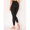 Merry Style Women's Leggings 7/8 with Lace MS10-342(Black,L)